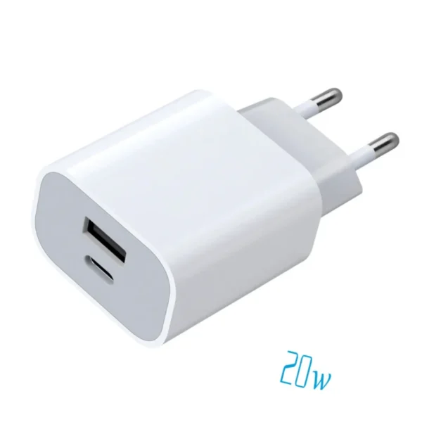 Быстрое зарядное устройство PD20WCA USB-C для iPhone и Android-устройств