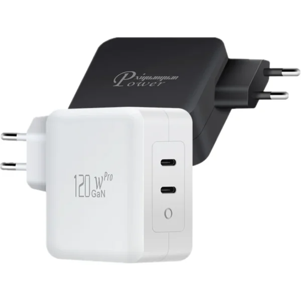 PD120CC GaN 120 Вт USB-C зарядное устройство для ноутбуков, планшетов и телефонов