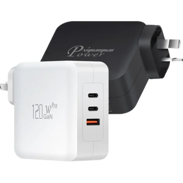 PD120CCA GaN 120 Вт USB-C быстрое зарядное устройство для ноутбуков, планшетов и телефонов