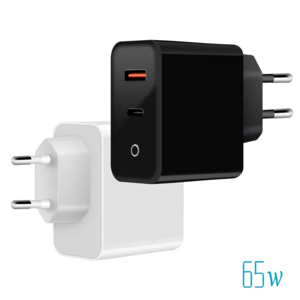 PD65CA GaN совместим с зарядным устройством версии Surface для Surface Pro, Surface Laptop, MacBook, iPad и устройств USB-C, обеспечивая быструю зарядку в компактном корпусе
